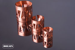 Białecki's rings made of metal